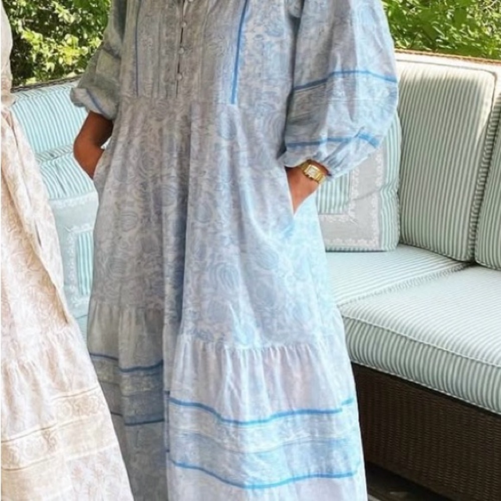 India Amory (now Julia Amory) x Sue Sartor Flounce Dress